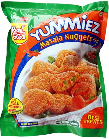 YUMMIEZ MASALA NUGGETS VEG 400GM