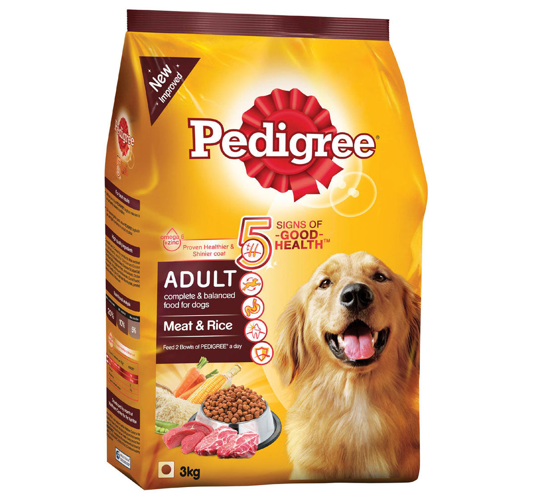 PEDIGREE Adult Meat & Rice 3Kg