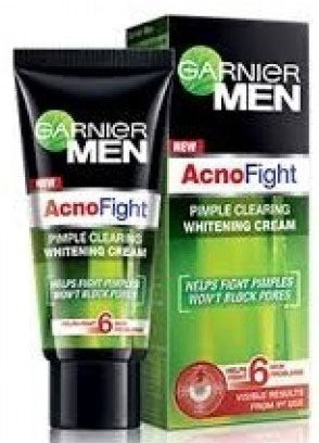 GARNIER MEN ACNO FIGHT PIMPLE CLEARING WHITENING CREME 18G