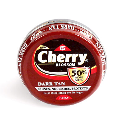 NEW CHERRY BLOSSOM DARK TAN SHOE POLISH 15G