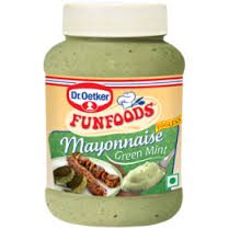 FUN FOODS MAYONNAISE GREEN MINT 235GM