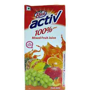 REAL ACTIVE 100% MIXED FRUIT JUICE 1 LTR