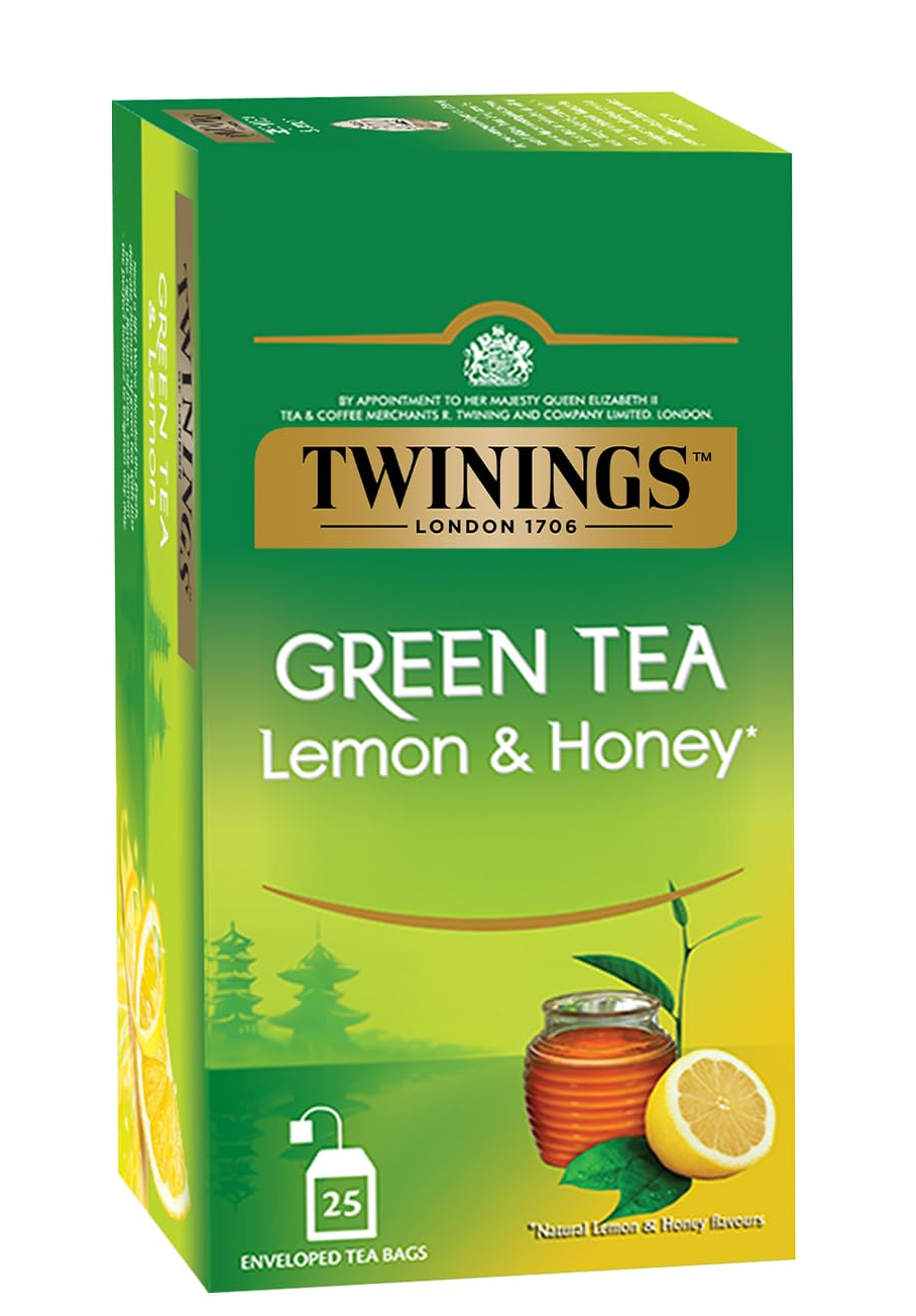 TWININGS GREEN TEA & LEMON 25 BAGS