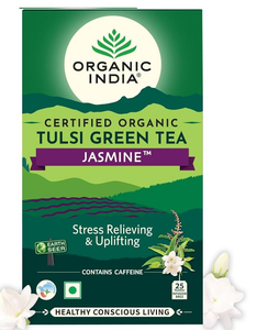 ORGANIC INDIA TULSI GREEN TEA JASMINE 18 BAGS