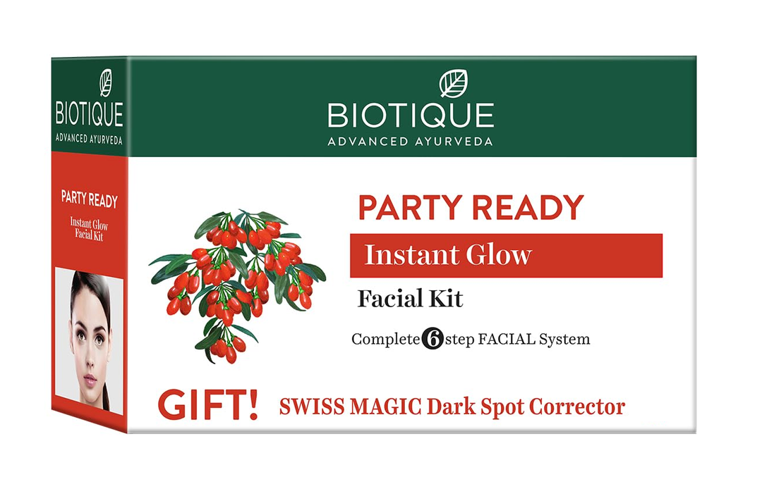 BIOTIQUE PARTY GLOW FACIAL KIT