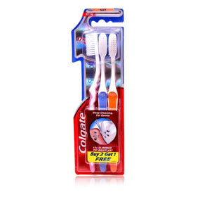 COLGATE SLIM SOFT DEEP CLEANING (2+1)TOOTHBRUSH