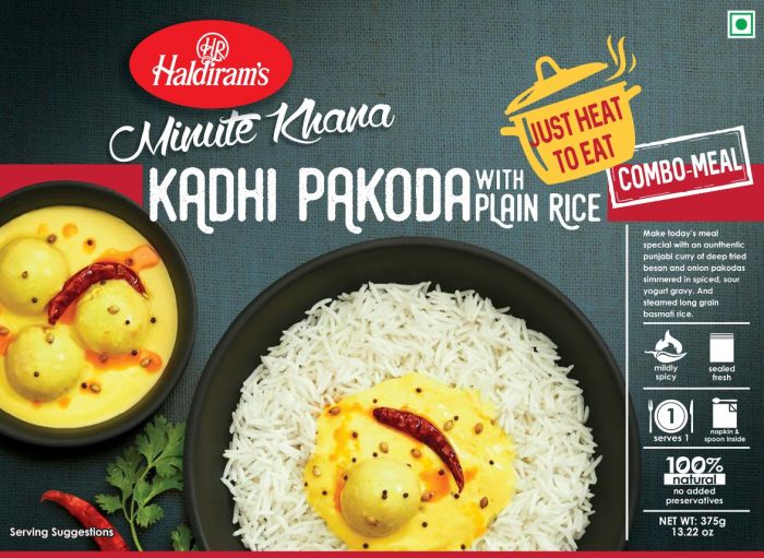 HALDIRAMS MINUTE KHANA KADHI PAKODA WITH JEERA RICE 375GM