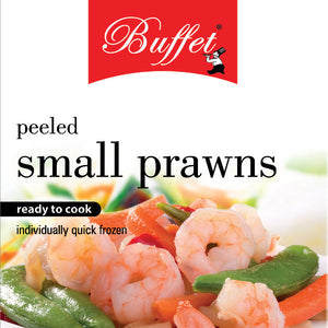 BUFFET PEELED SMALL PRAWNS 250GM