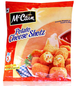 MC CAIN POTATO CHEESE SHOTZ 400GM