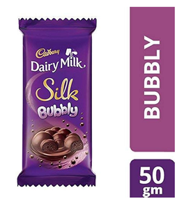 Cadbury Dairy Milk Silk Bubbly 50gm