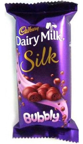 CADBURY DAIRY MILK SILK BUBBLY 120GM