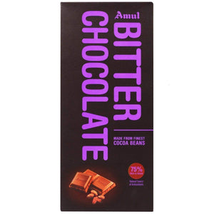 AMUL BITTER CHOCOLATE COCOA BEANS 150GM