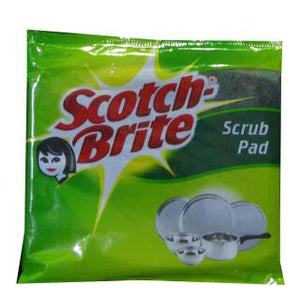 SCOTCH BRITE SCRUB PAD 10CM*14CM 3NO.