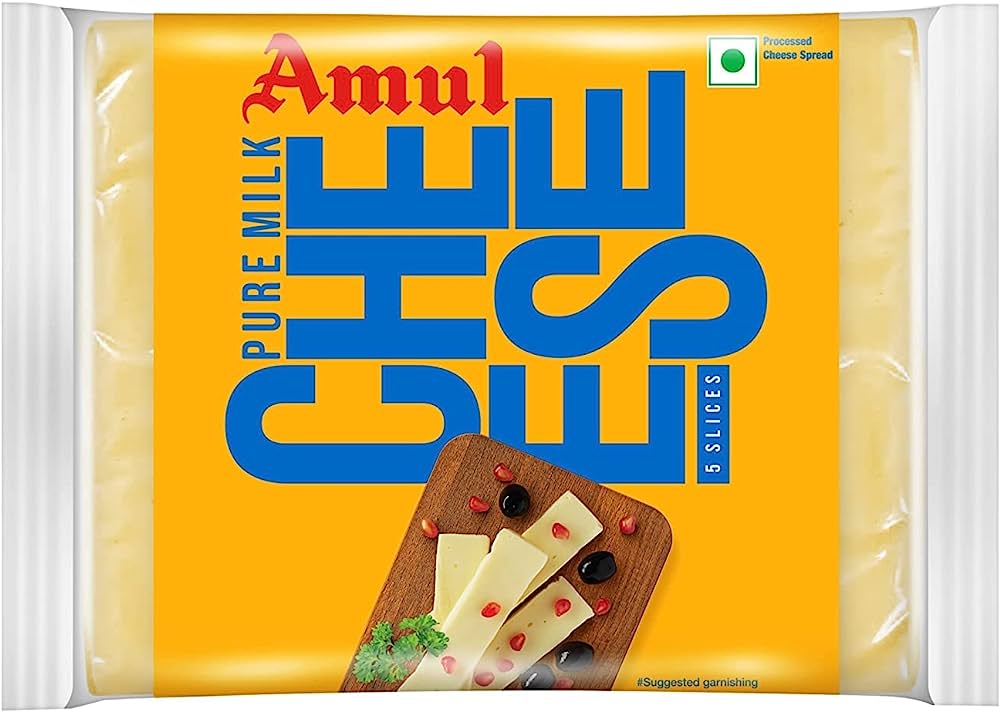 AMUL PROCESSED CHEESE SLICES 100GM