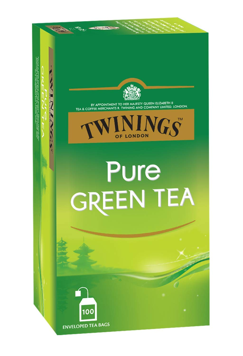 TWININGS GREEN TEA 100 BAGS