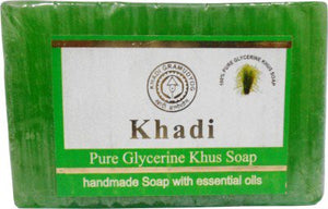 KHADI PURE GLYCERINE KHUS SOAP 125G