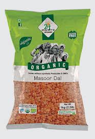 24 MANTRA ORGANIC MASOOR DAL 1KG