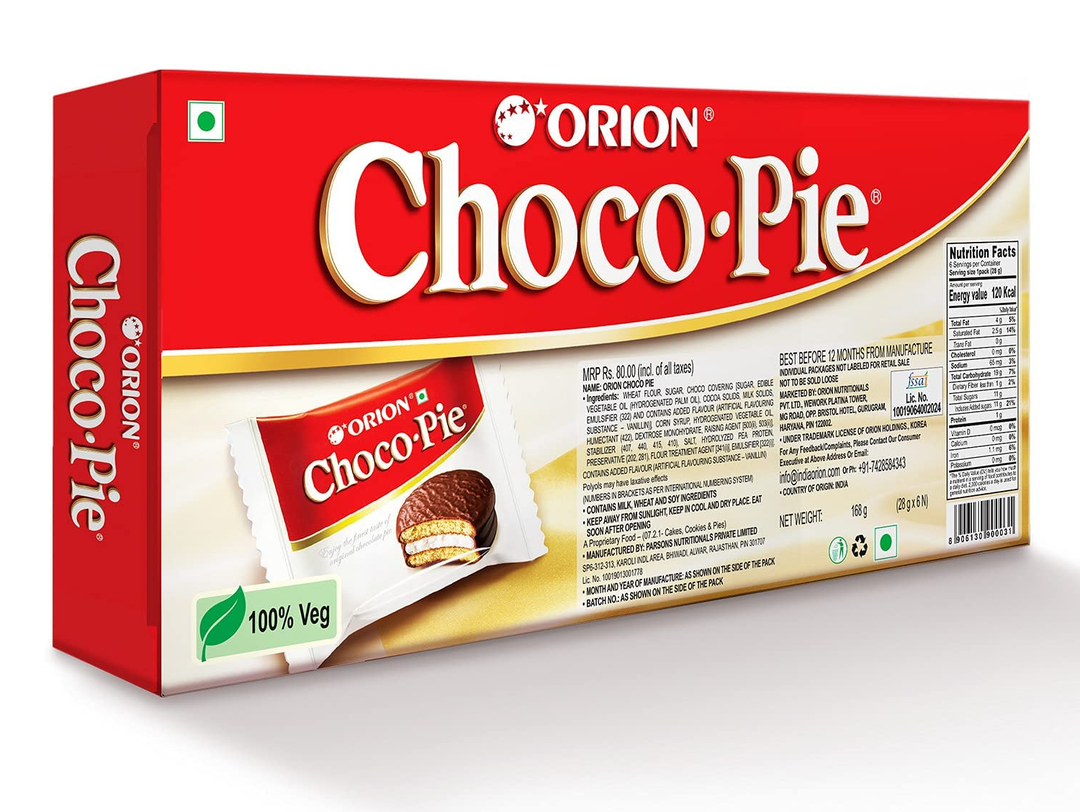 Orion Choco Pie 28Gm*6Packs