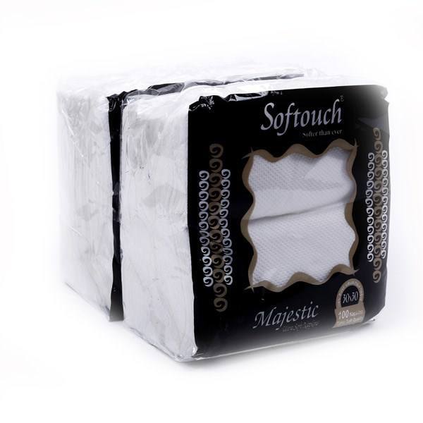 Softouch Party Pack 100Napkins(30*30)Cms