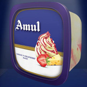 AMUL SUNDAE STRAWBERRY MAGIC 1LIT.