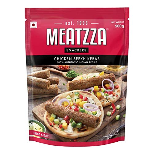 MEATZAA CHICKEN SEEKH KABAB 500GMS