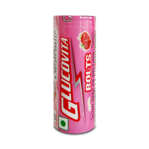 GLUCOVITA BOLTS STRAWBERRY 18GM