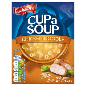 BATCHRLORS CUP A SOUP CHICKEN NOODLES 4 SACHETS