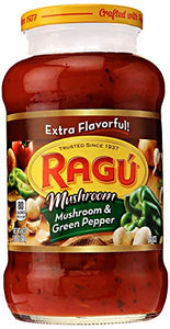 RAGU MUSHROOM & GREEN PAPPER SAUCE 680GM