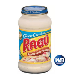 RAGU CHEESE CREATIONS ROASTED GARLIC PARMESAN 453GM