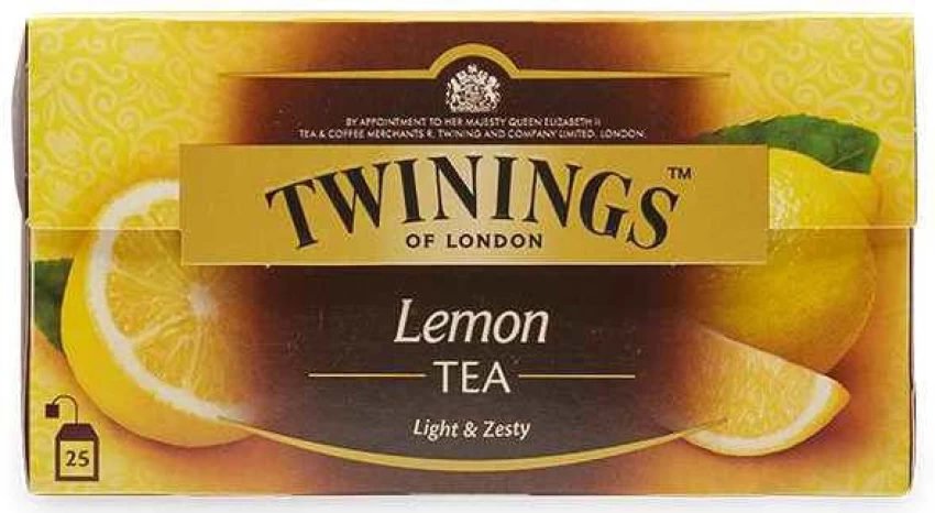 TWININGS LEMON FLAVOURED TEA 100X2 200GM