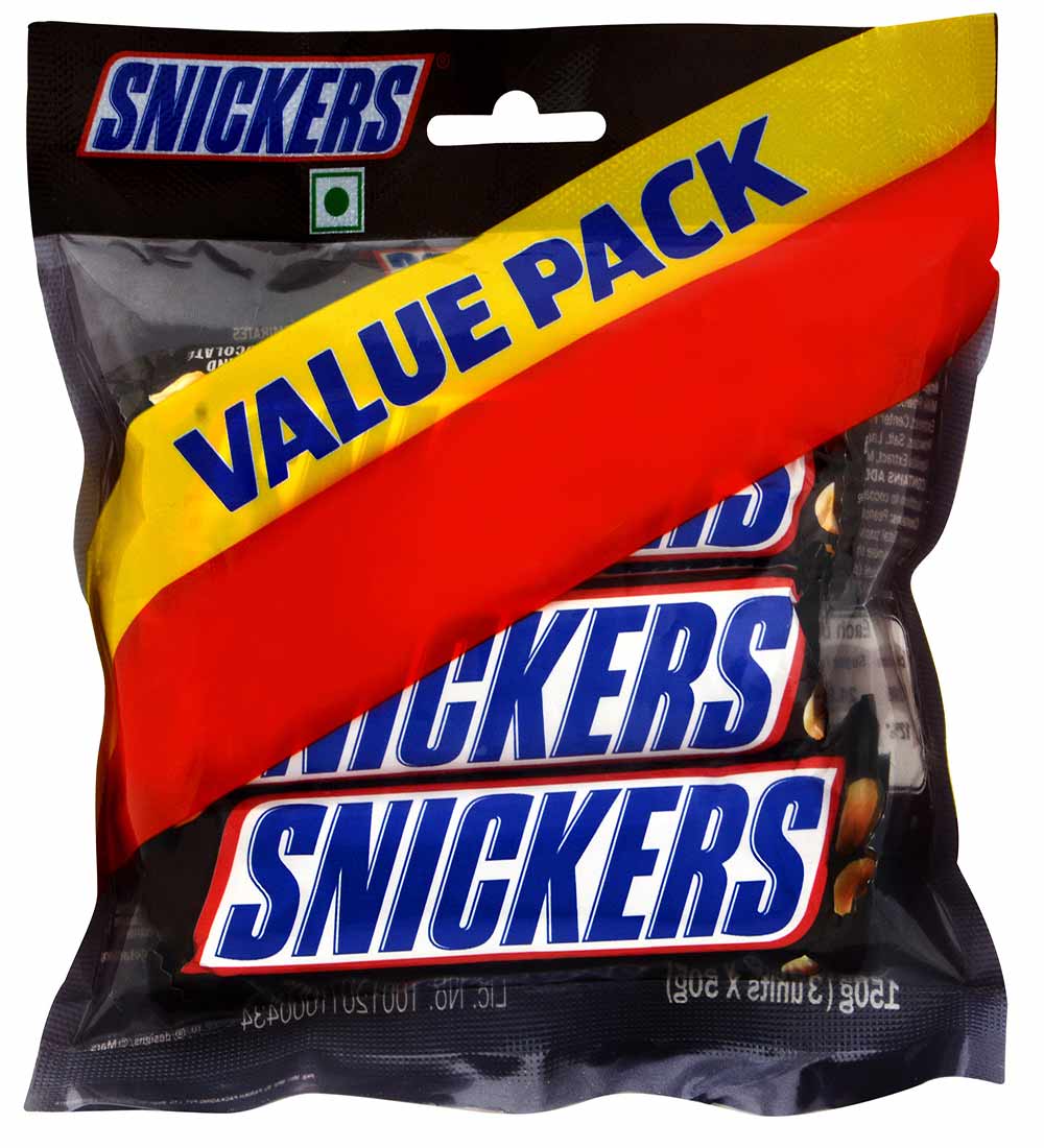 Snickers Value Pack 50gmx3