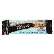 Master Rice Thins Original Flavour Rice Snacks 100gm`