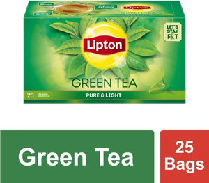 LIPTON GREEN TEA PURE & LIGHT 25 TEA BAGS