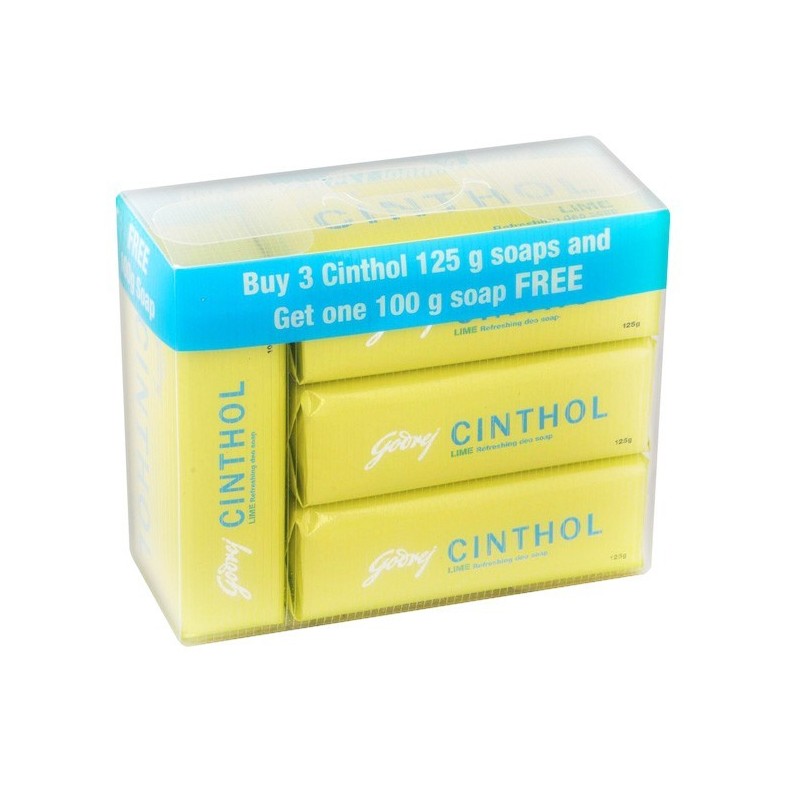 GODREJ CINTHOL LIME REFRESHING DEO SOAP BUY 4 *100 GET 1FREE