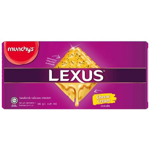 Munchys Lexus the sandwich calcium cracker cheese cream 150g