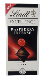 Lindt Excellence Raspberry Intense Dark Chocolate 100gm