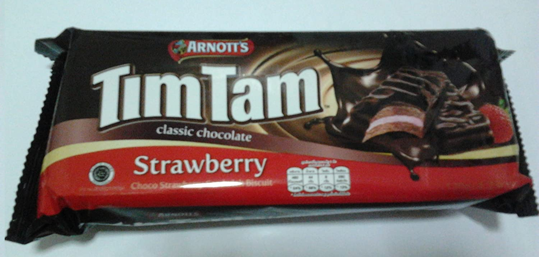 Arnotts Tim Tam Classic Chocolate Strawberry 120gm