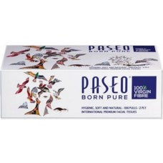 Paseo Born Pure 100 pulls 2 ply Facial Tissue