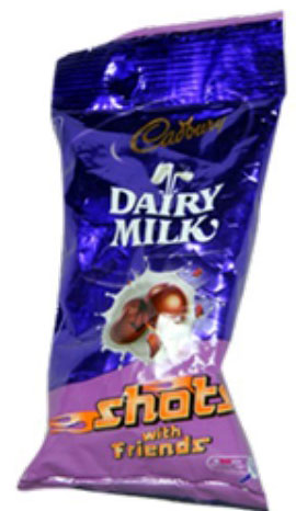 Cadbury Dairy Milk Shots 18gm