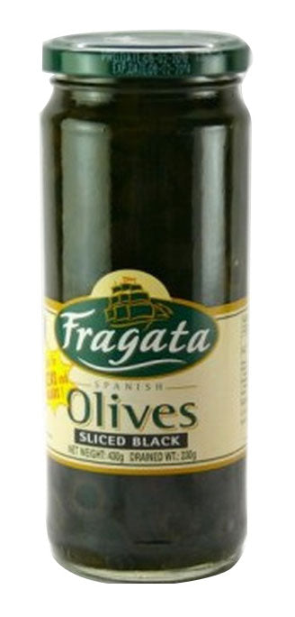 Fragata Spanish Oives Sliced Black 230gm