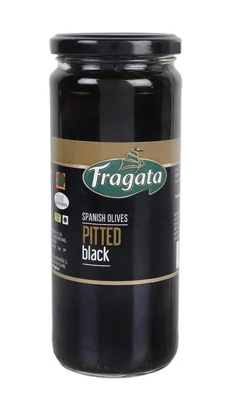 Fragata Spanish Olives Pitted Black 227gm