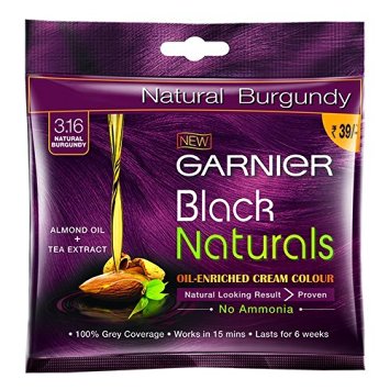 GARNIER BLACK NATURALS NATURAL BURGUNDY 20ML+20G