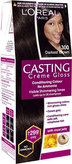 Loreal Paris Casting Creme Gloss 300 Darkest Brown 21g+24ml