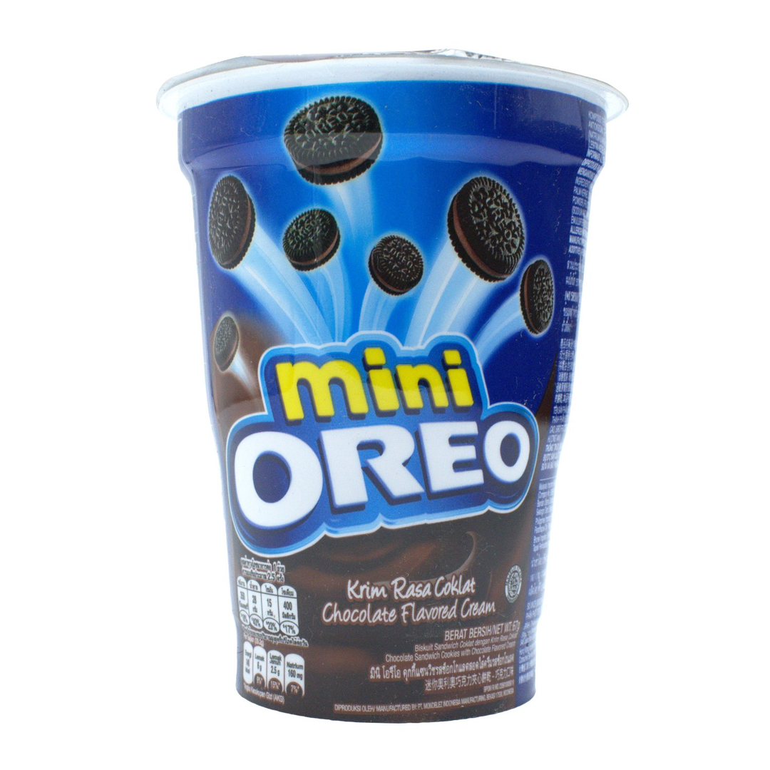 Oreo Mini Krim Rasa Chocolate Flavour Cream Chocolate 67gm Imp