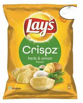 Lays Crispz Herb n Onion Flavour 57gm