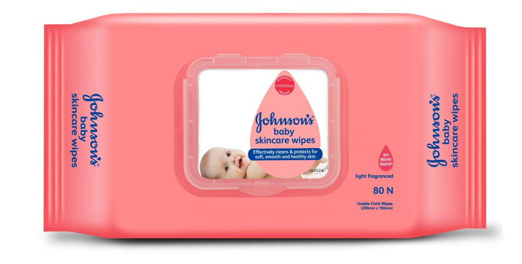 Johnsons Baby Skincare Wipes 80N
