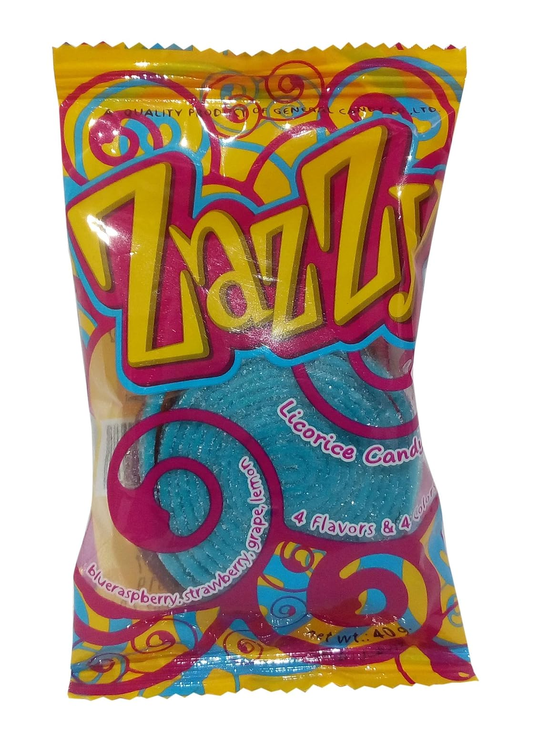 Zazy Licorice Candy Roll 40gm