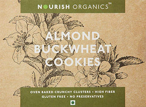 Nourish Organics Almond Buck Wheat Cookies 150gm