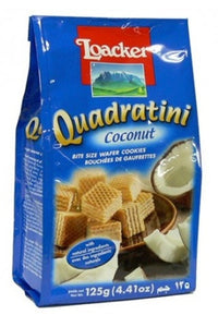 Loacker Quadratini Coconut 125Gm