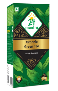 24 MANTRA ORGANIC GREEN TEA 25 BAGS